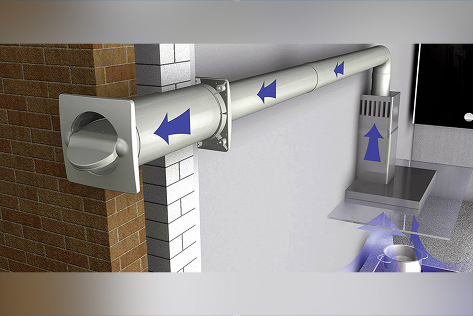 Аспиратор върху плота - Изведената навън аспирация е най-доброто решение