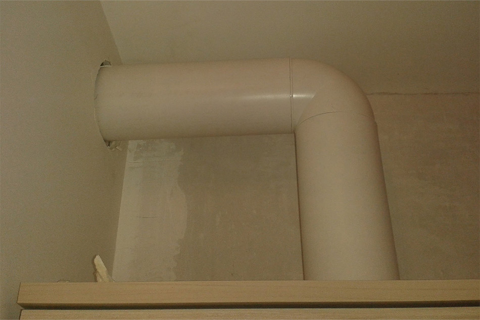 Включването на аспирацията към комина става след проверка