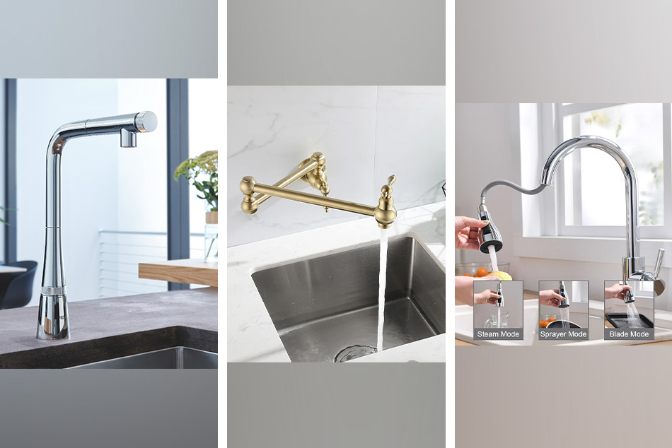 Кухненските смесители предлагат много удобни екстри