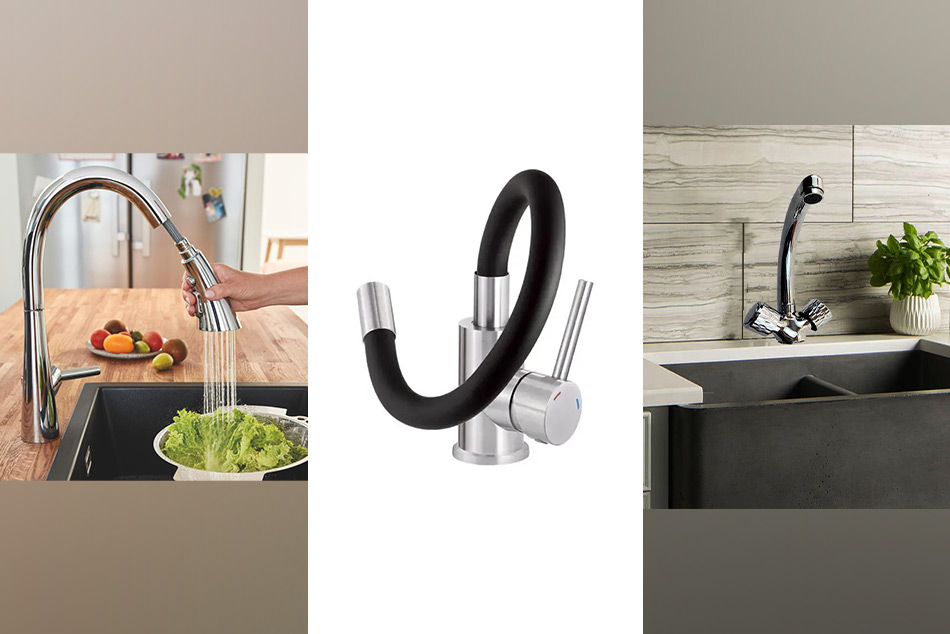 Смесителите за кухня с един монтажен отвор пестят място