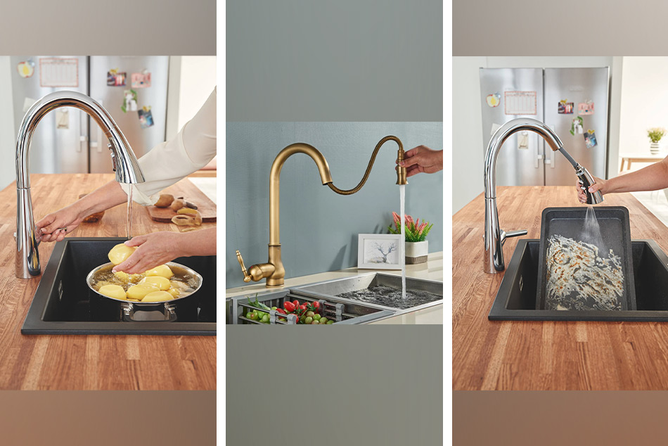Съвременните смесители за кухня са атрактивни и впечатляващи