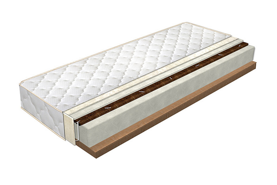 Еднолицевият матрак има вградена основа