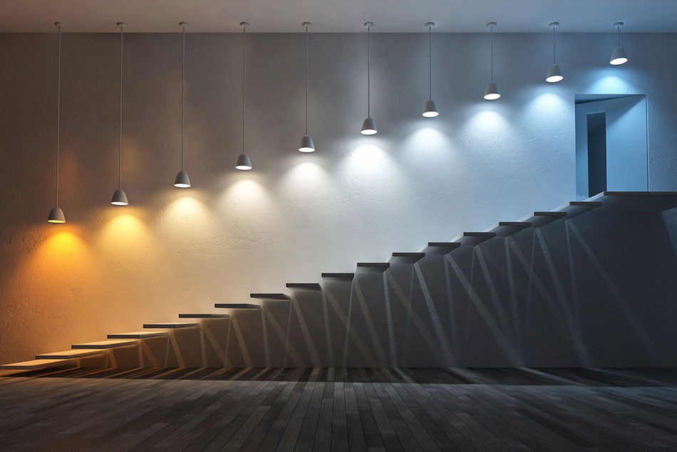 Цветната температура на светлината се измерва в келвини